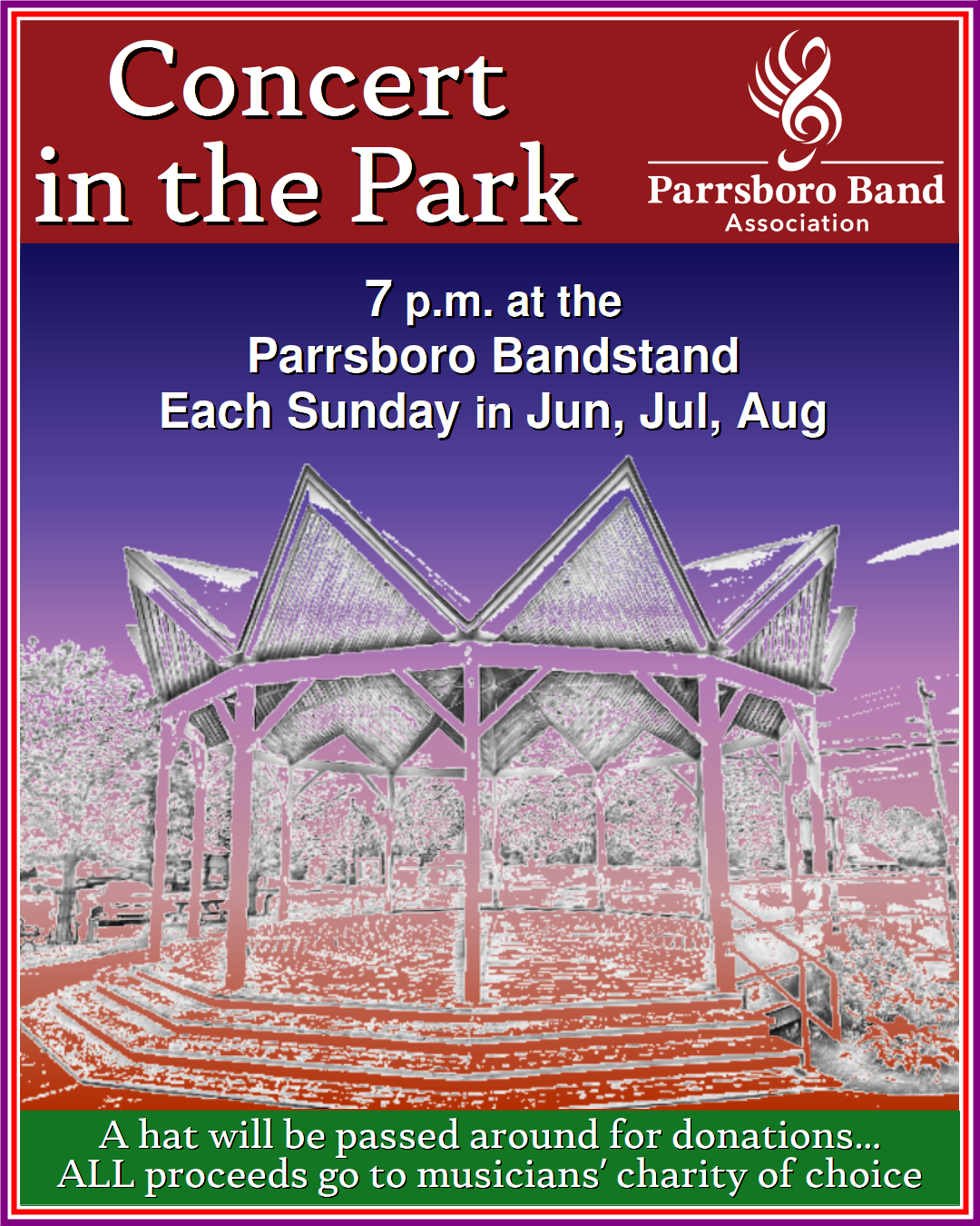 Concert in the Park - Sun, Jun.14th at 7pm